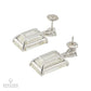 20.97ct & 22.55ct Emerald Cut Diamond Drop Earrings