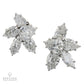 Spectra Fine Jewelry  9.46 cts. Diamond Cluster Platinum Earrings