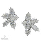 Spectra Fine Jewelry  9.46 cts. Diamond Cluster Platinum Earrings