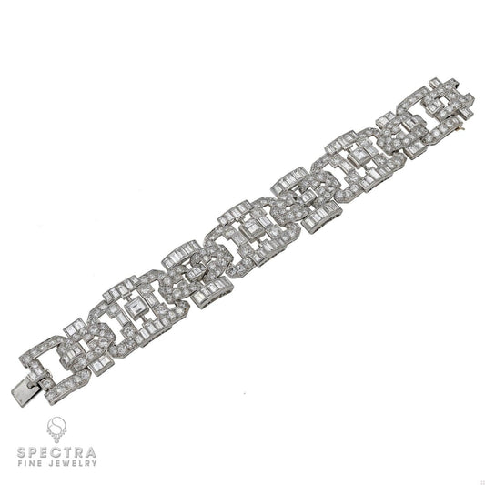 French Art Deco Diamond Bracelet