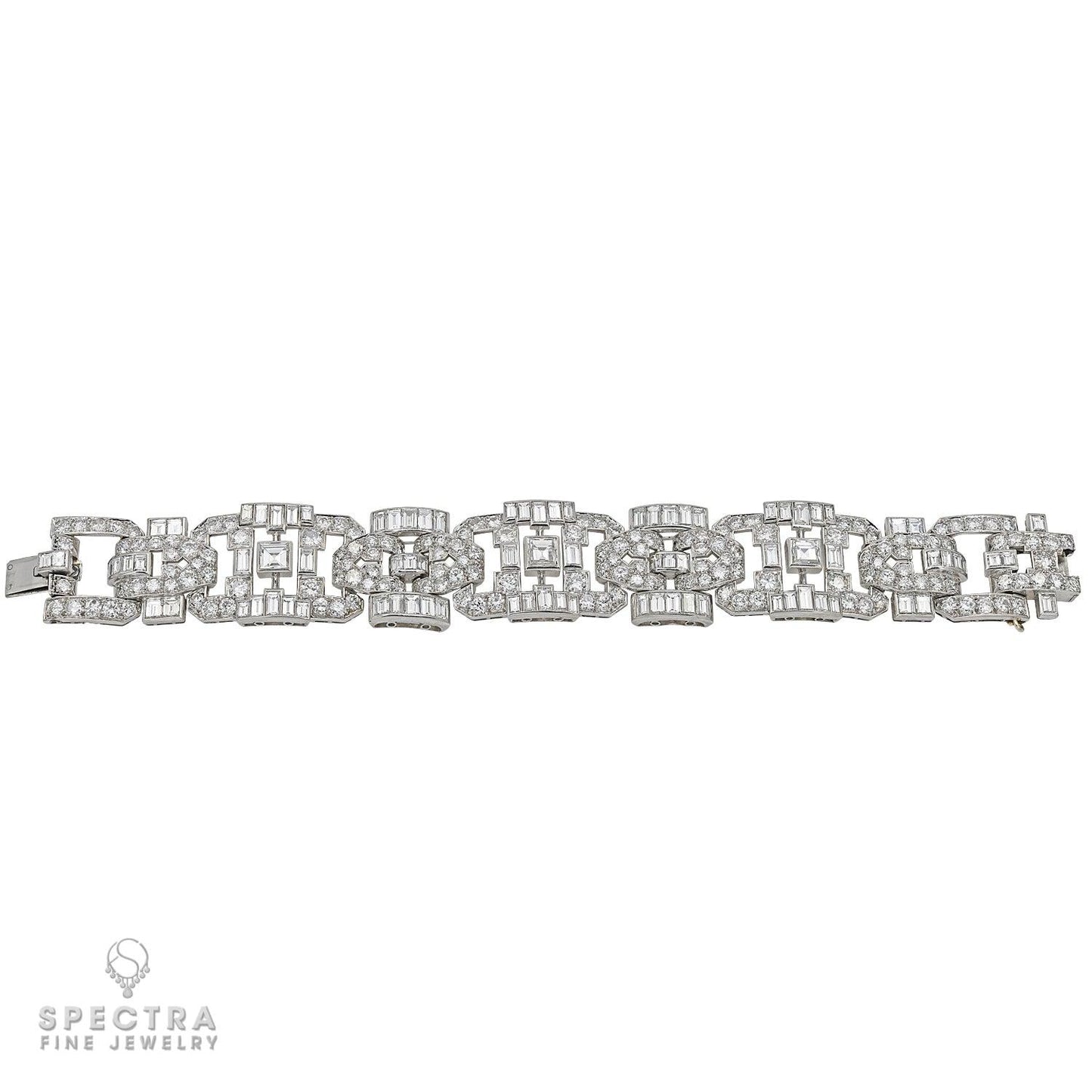 French Art Deco Diamond Bracelet