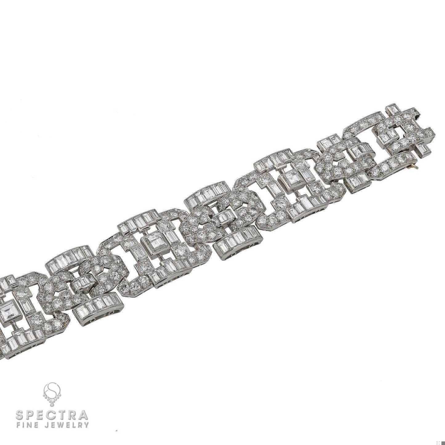 French Art Deco Diamond Bracelet