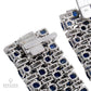 Harry Winston Vintage Sapphire Diamond Mixed Cut Bracelet in Platinum