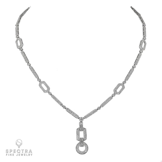 Introducing a Contemporary Masterpiece: The Diamond Pavé Articulated Necklace