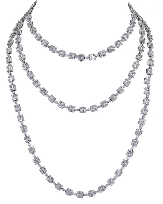 Mesmerizing 30.97ct Diamond Necklace by Spectra Fine Jewelry