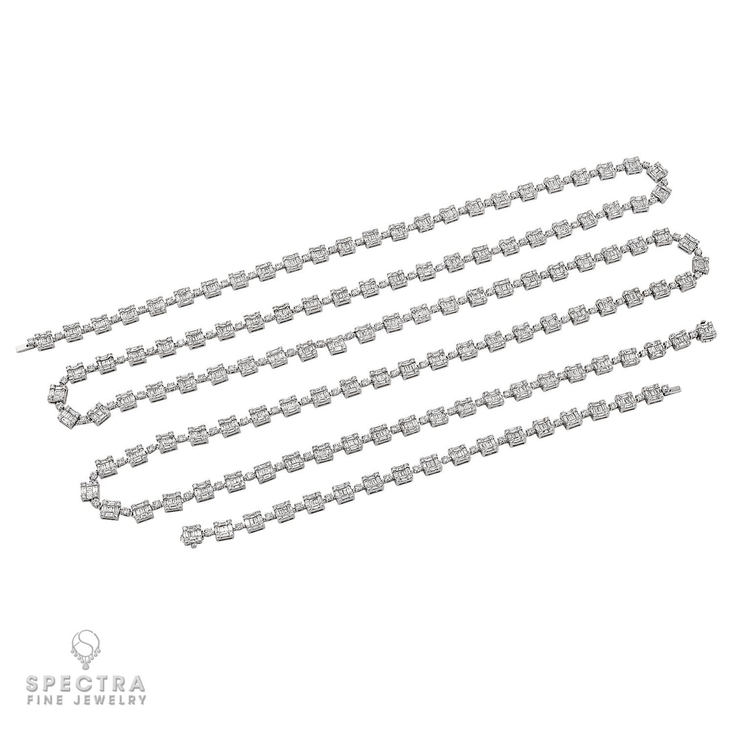 Mesmerizing 30.97ct Diamond Necklace by Spectra Fine Jewelry