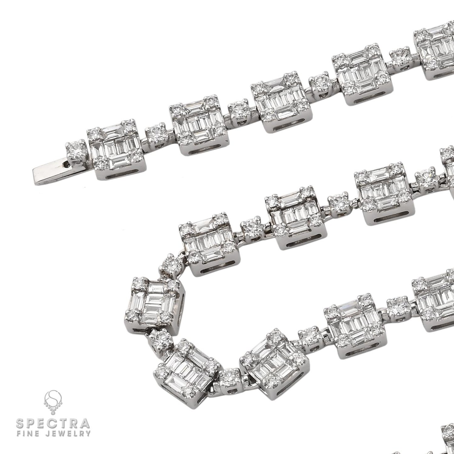 Mesmerizing 30.97ct Diamond Necklace by Spectra Fine Jewelry