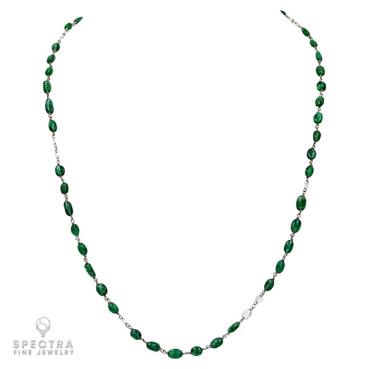 Spectra Fine Jewelry Emerald Convertible Matinee Necklace