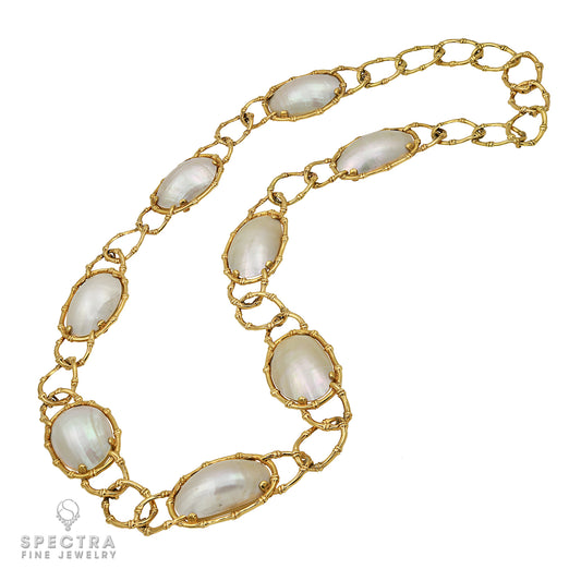 Van Cleef & Arpels Pearl Gold Vintage Necklace