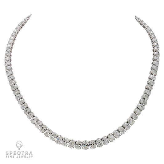 40.65cts Oval Diamond Riviera Necklace, by Spectra Fine Jewelry