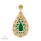 Spectra Fine Jewelry 12.43 ct. Colombian Emerald Diamond Pendant