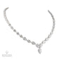 Signed Graff 59.16ct Pear Diamond Necklace in Platinum