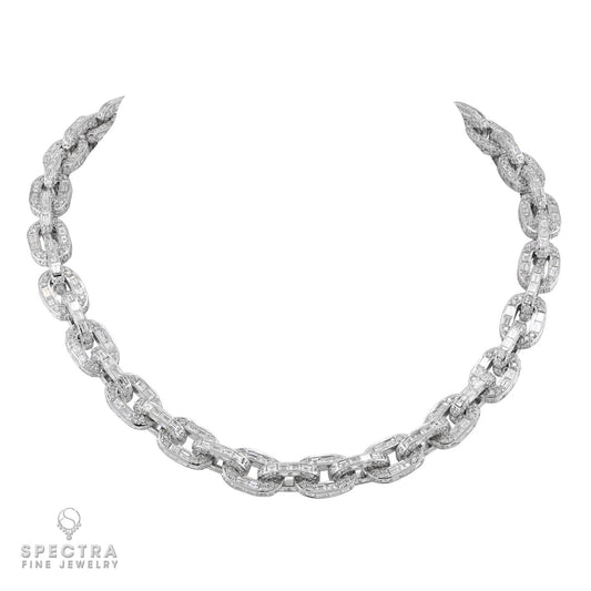 Spectra Fine Jewelry 73.52 cts. Diamond Gold Necklace