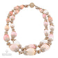 Conch Pearl and Diamond Double-Strand Necklace