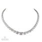 Cartier Monture Platinum Diamond Riviera Necklace, 57.0 Carats