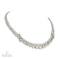 Van Cleef & Arpels Two-Row Diamond Riviera Necklace, 37.41 cts in Platinum