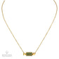 Tsavorite Gemstone Pendant Necklace in 18K Yellow Gold, 16"