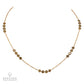 18K Rose Gold Champagne Diamond Station Necklace, 4.00 cts.