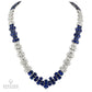 150 cts. Oval Sapphire and 137.0 cts. Diamond Necklace
