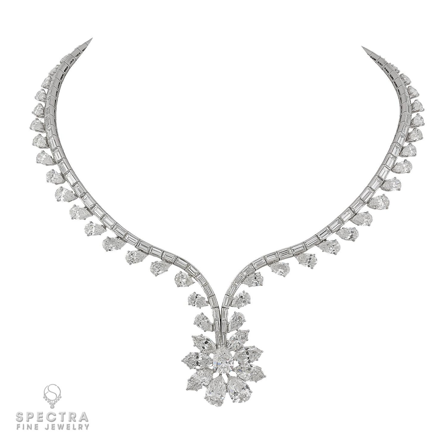 Harry Winston 47.48ct Diamond Necklace in Platinum, Circa 1952