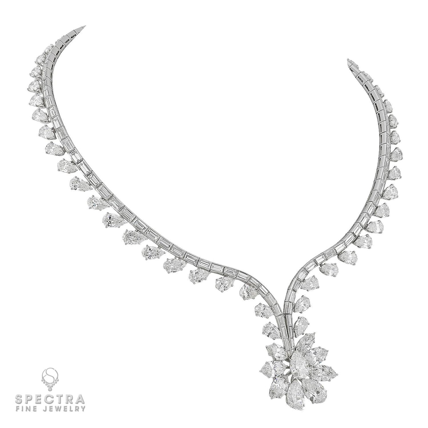 Harry Winston 47.48ct Diamond Necklace in Platinum, Circa 1952