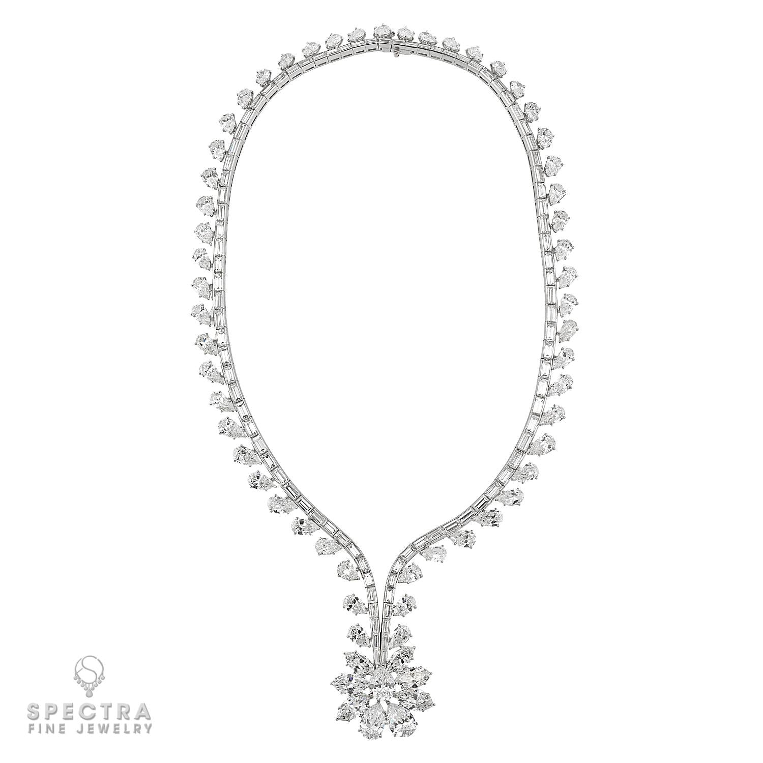 Harry Winston 47.48ct Diamond Necklace in Platinum, Circa 1952