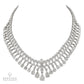 Platinum 88.0 ct Fancy-Shape Diamond Necklace, 16 inches