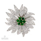 Van Cleef & Arpels Diamond Fleur Brooch, Convertible Center