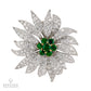 Van Cleef & Arpels Diamond Fleur Brooch, Convertible Center