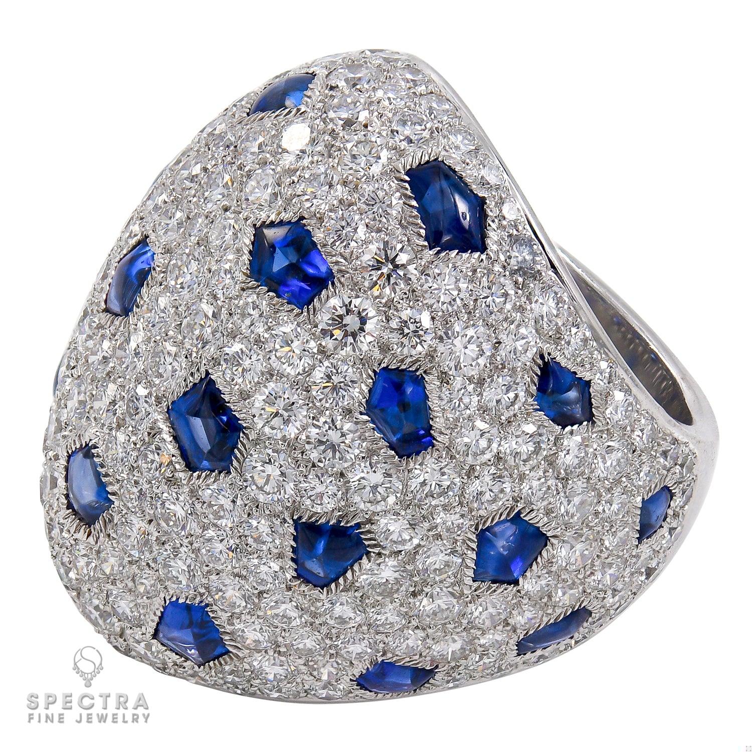 Panthère de Cartier Diamond Sapphire Ring