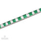 Platinum Bracelet with Emerald-Cut Colombian Emeralds and Diamonds