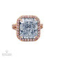 Spectra Fine Jewelry 9.01 ct. Fancy Blue VVS2 Diamond Ring