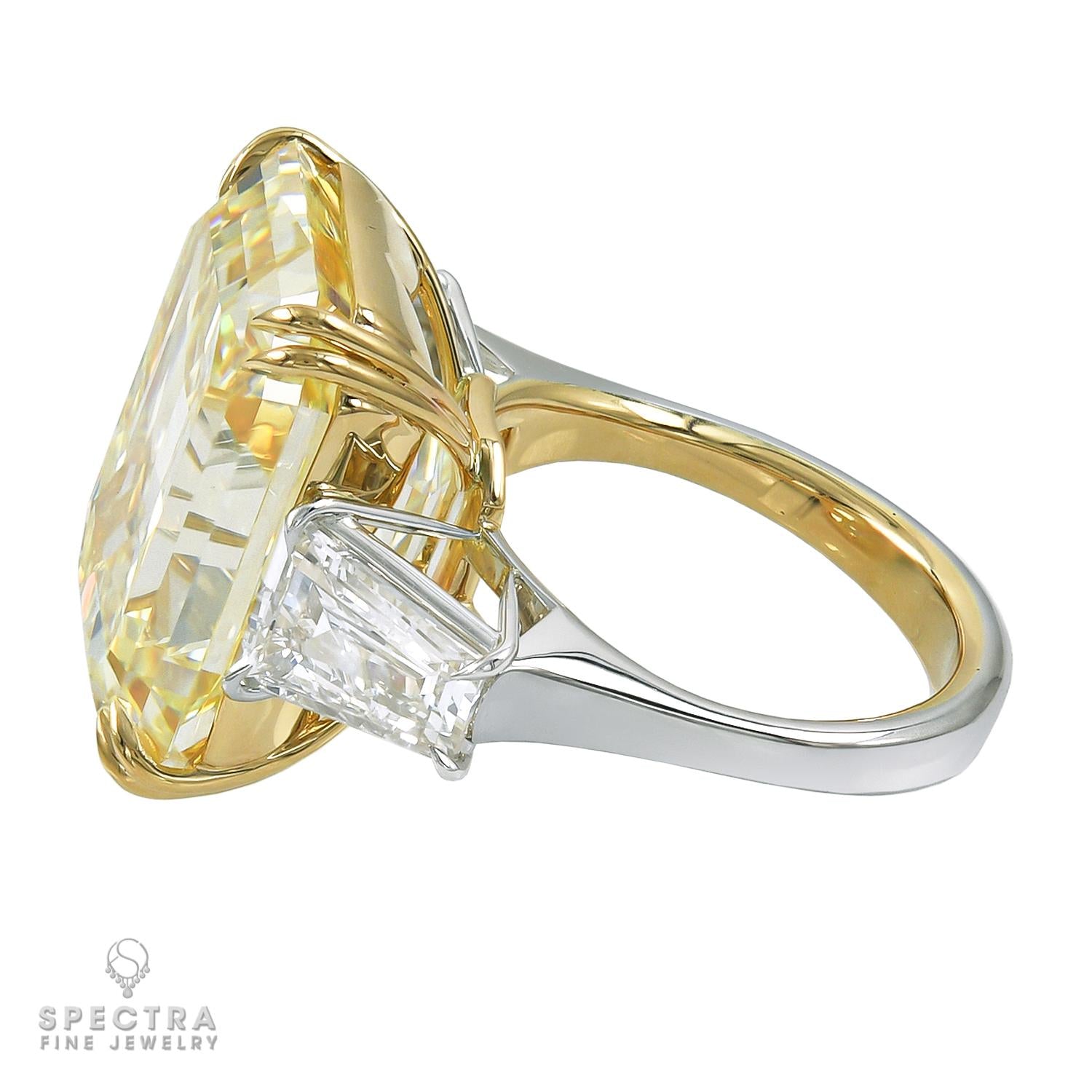 Spectra Fine Jewelry 23.16 ct. Yellow Diamond Engagement Ring