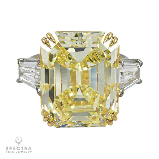 Spectra Fine Jewelry 23.16 ct. Yellow Diamond Engagement Ring
