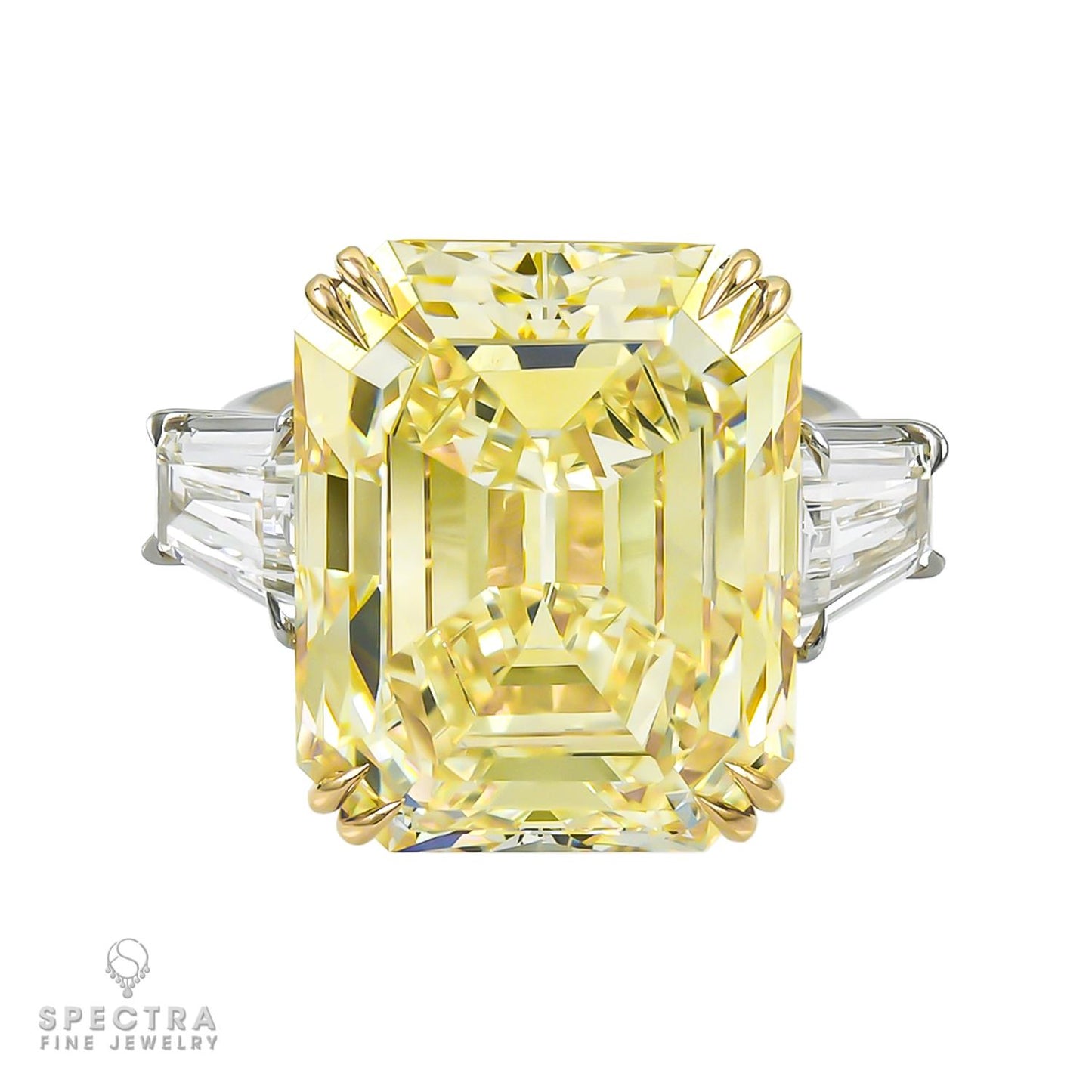 Spectra Fine Jewelry 23.16 ct. Yellow Diamond Engagement Ring