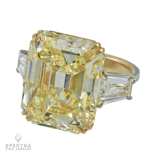 Spectra Fine Jewelry 23.16 ct. Yellow Diamond Engagement Ring
