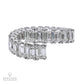 Spectra Fine Jewelry 5.92cts Emerald Cut Diamond Bypass Ring