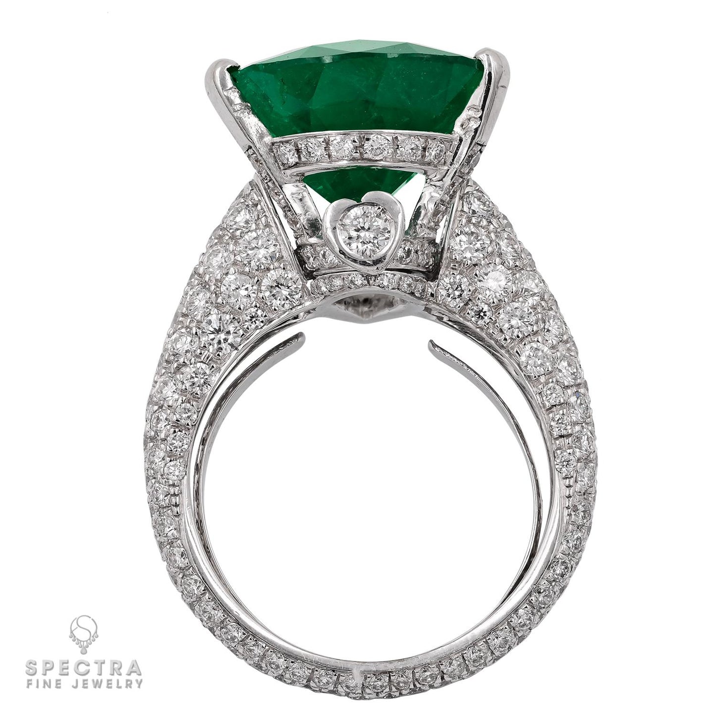 Spectra Fine Jewelry 12.42 ct. Colombian Emerald Ring/Pendant