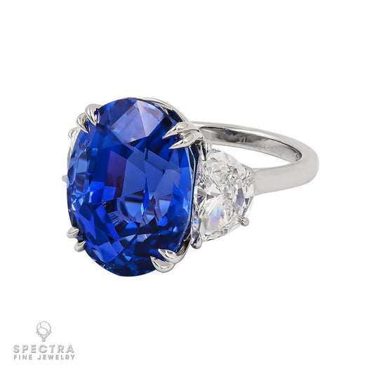 Spectra Fine Jewelry 20.63 cts. Sapphire and Diamond Ring