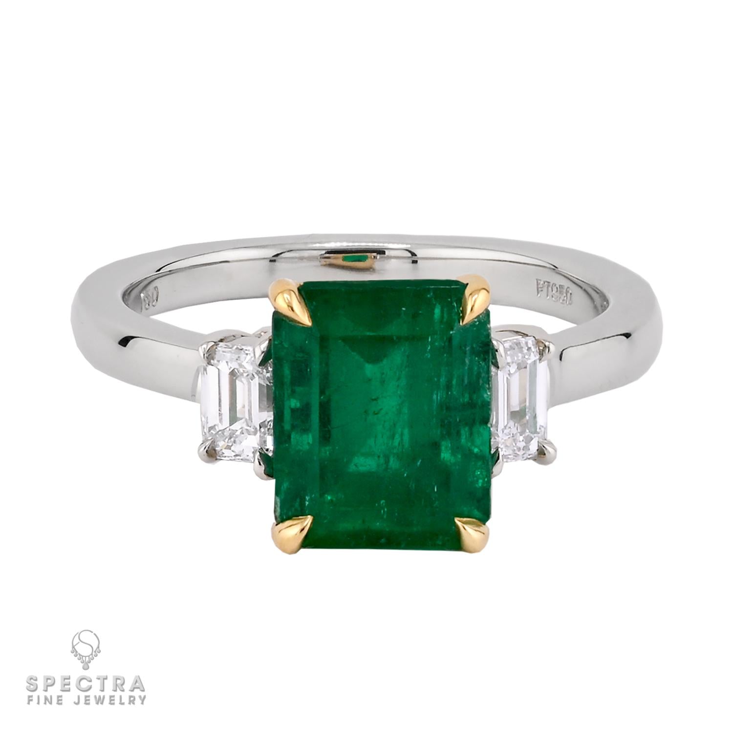 Spectra Fine Jewelry 2.07 ct. Colombian Emerald and Diamond Ring