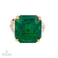 17.34 ct. Colombian Emerald & Diamond Ring