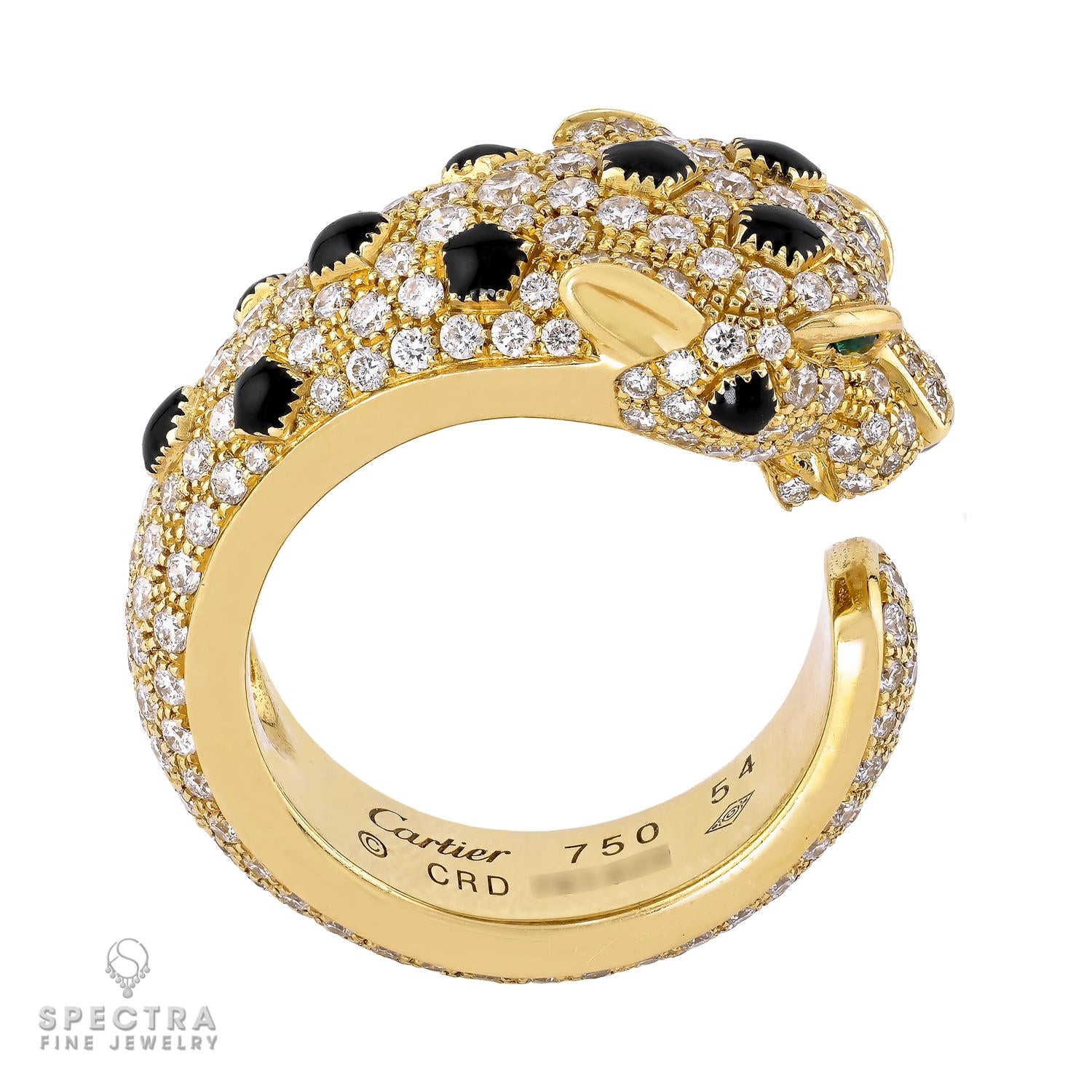 Panthère de Cartier Diamond and Onyx Ring