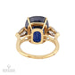 M. Gerard 14.0 ct. Sapphire Diamond Three-Stone Ring