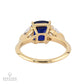 3.70 ct. Kashmir Sapphire Diamond Engagement Ring