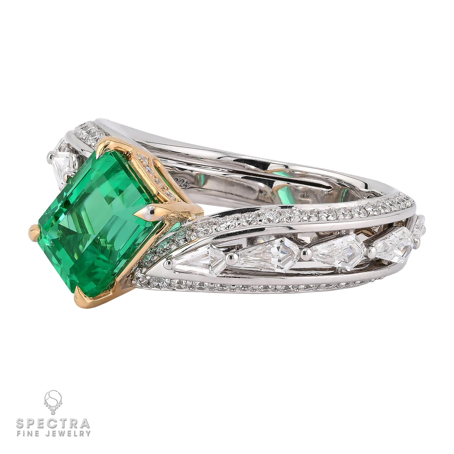 Spectra Fine Jewelry 2.24 ct. Colombian Emerald Diamond Ring