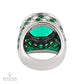 Gubelin Colombian Emerald and Diamond Ring, SSEF Certified