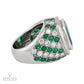Gubelin Colombian Emerald and Diamond Ring, SSEF Certified