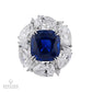 10.88ct Kashmir Sapphire & Diamond Ring, GIA Certified, 18k White Gold