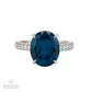 5.12ct Paraiba Tourmaline Diamond Ring