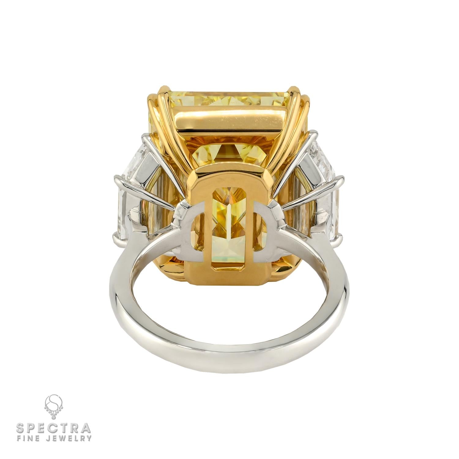 20.02ct Fancy Intense Yellow Diamond Ring | Spectra Fine Jewelry